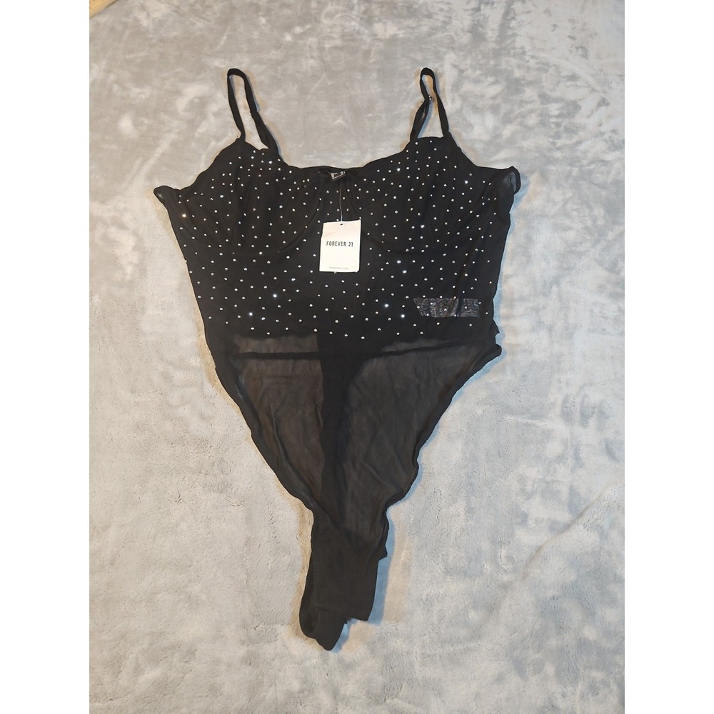 Knit Top/bodysuit Women's Size 1X  Black